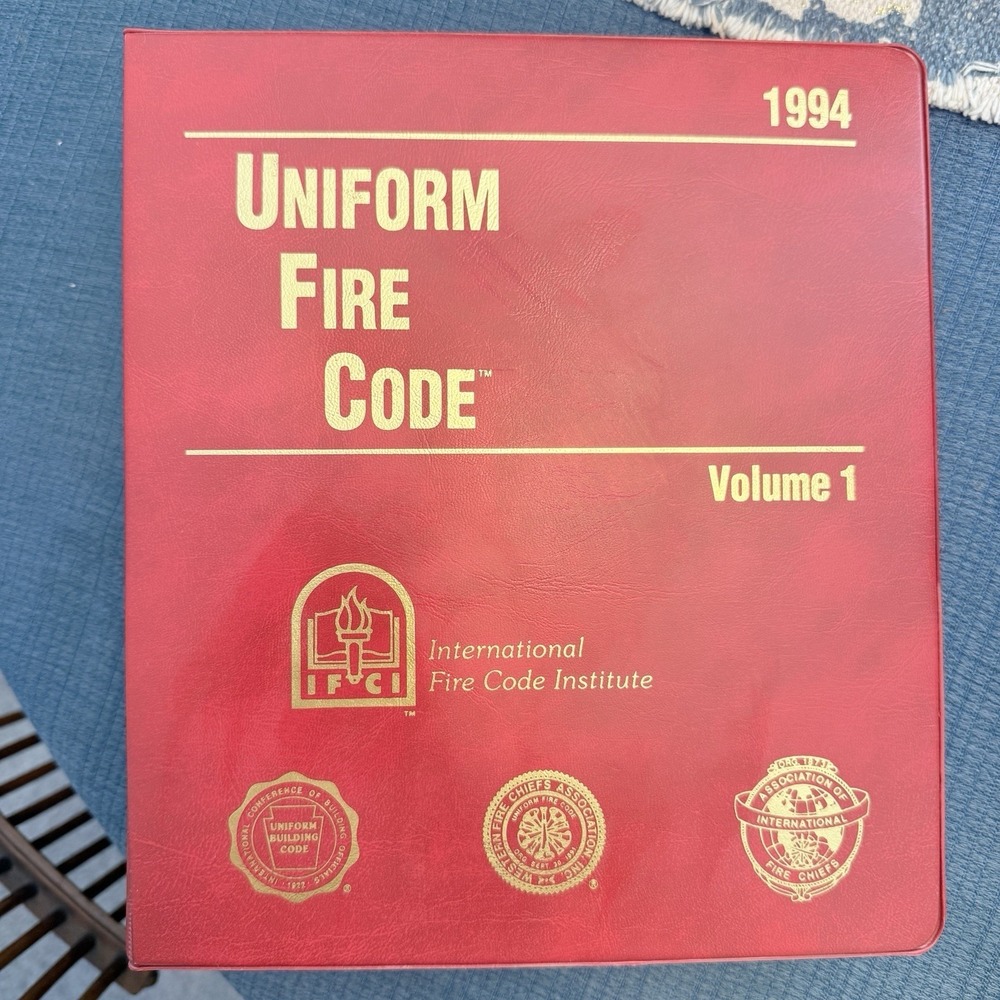 Uniform Fire Code Book Volume I, 1994-Vintage!